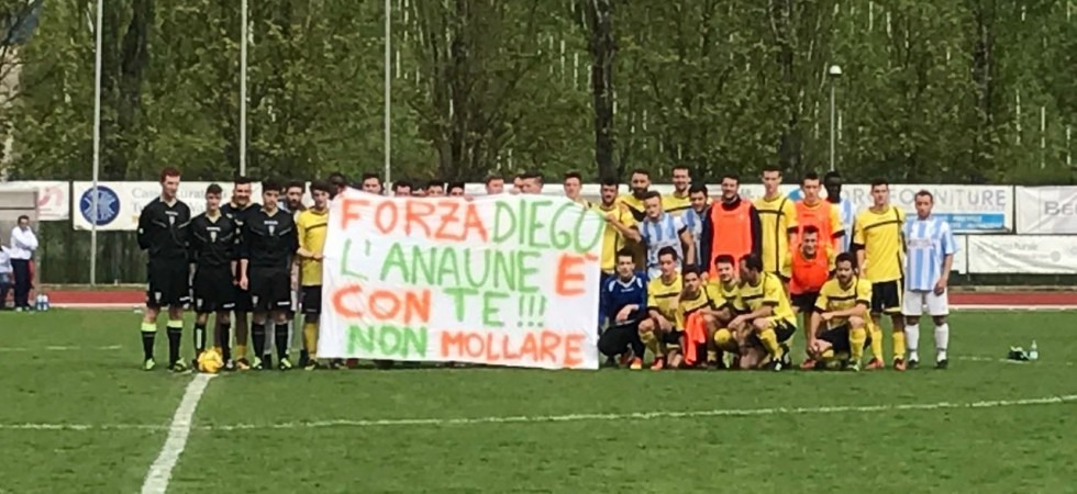 Anaune e Ravinense unite nel 'Forza Diego'